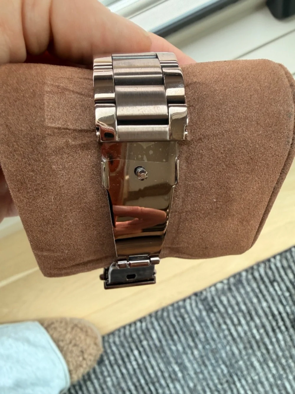 Michael Kors MK3190 Bronze Crystal Chronograph Watch Box Tag $195